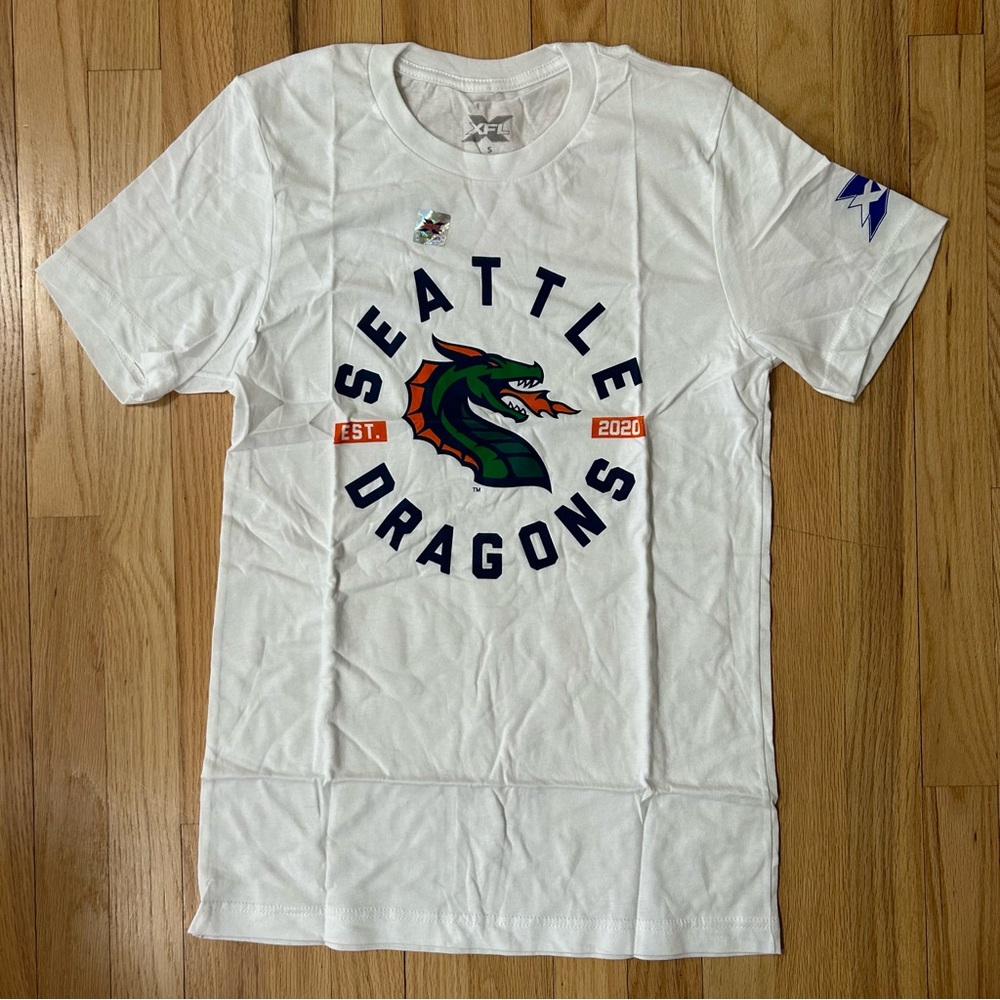 🏈 Seattle Dragons Small Teeshirt XFL Football